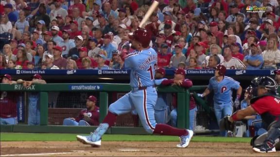 Kyle Schwarber se luce con cuatro jonrones en una sola noche