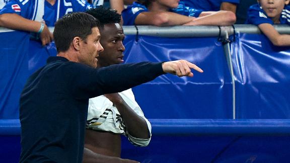 Alonso 'very happy' with Vinicius Jr