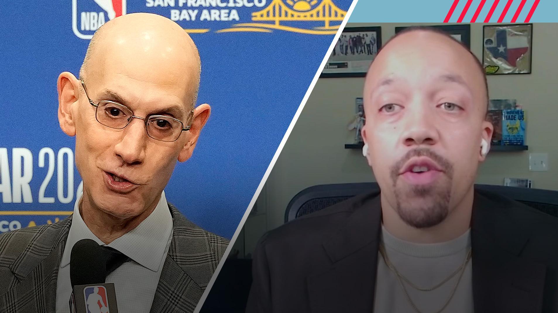 David Dennis Jr. discusses the challenges that Adam Silver faces in handling the Clippers' Kawhi Leonard "no-show job" scandal.
