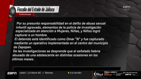 Detienen a Omar Bravo, leyenda de Chivas, por presunto abuso sexual infantil agravado