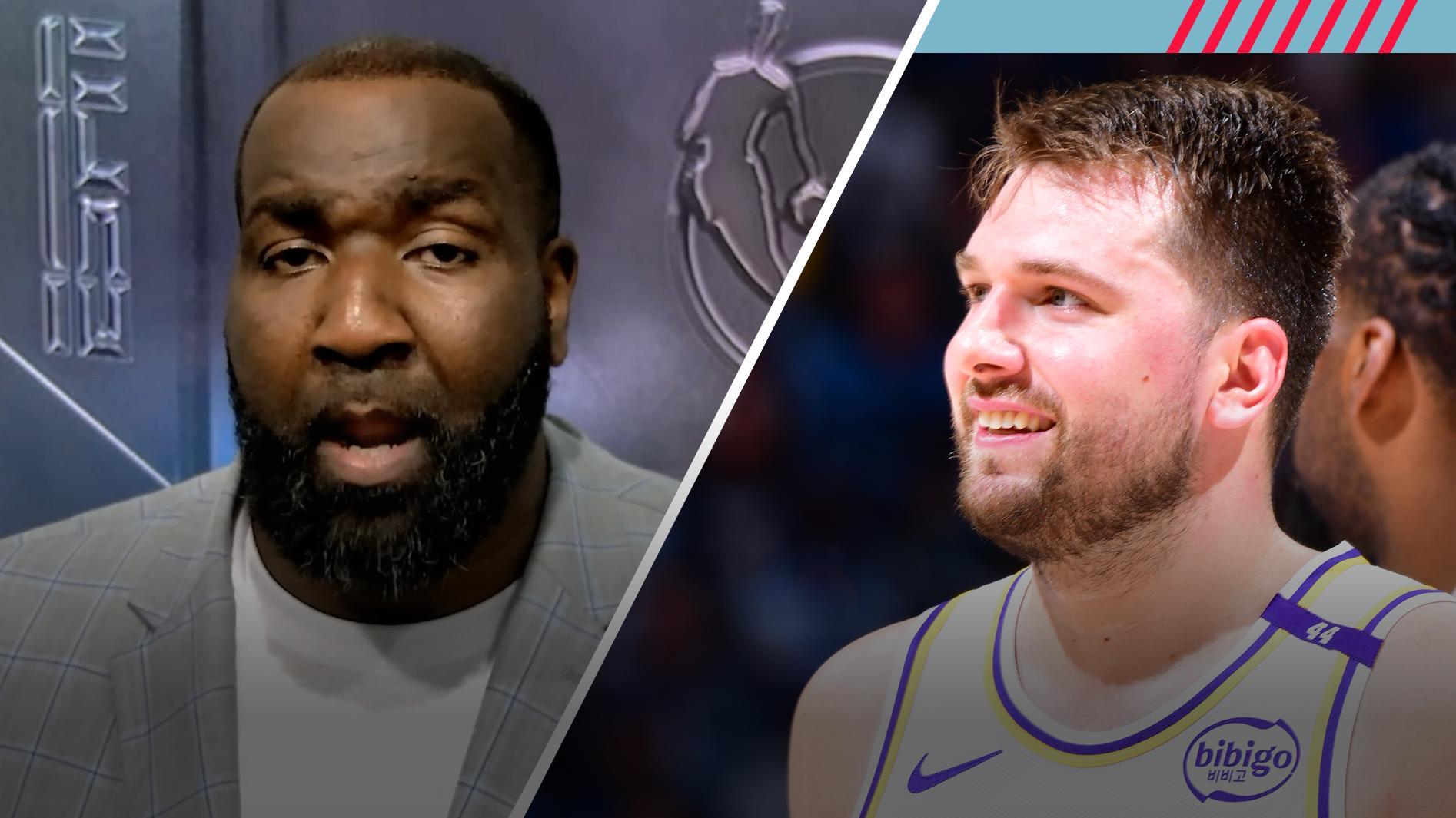 Kendrick Perkins pushes back on an NBA general manager survey ranking the Lakers as the seventh-best team in the Western Conference.