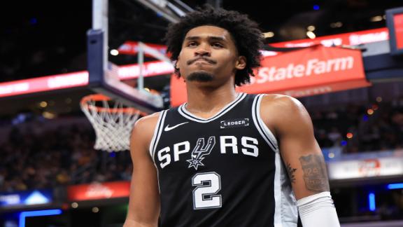 The No. 2 pick in the 2025 NBA Draft shows off his poise and potential as a co-star to Victor Wembanyama in the preseason for San Antonio.