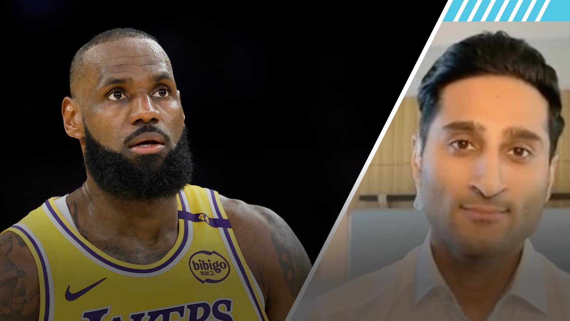Shams Charania talks to Pat McAfee about expectations for when LeBron James might return to the Lakers.