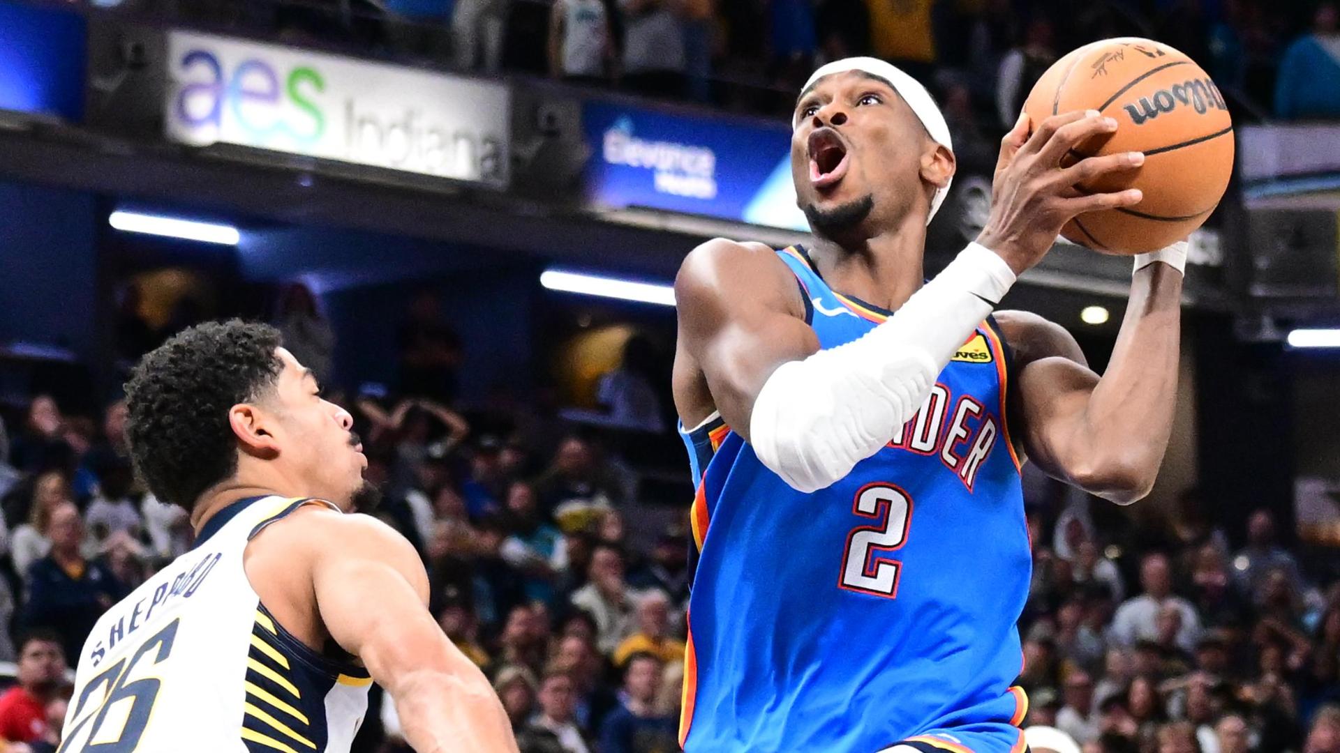 Shai Gilgeous-Alexander shines once more for the Thunder, this time putting up a gargantuan 55 points against the Pacers.