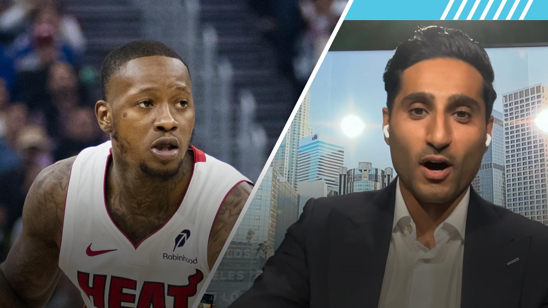 Shams Charania reports on Terry Rozier and Chauncey Billups being placed on immediate leave by the NBA.