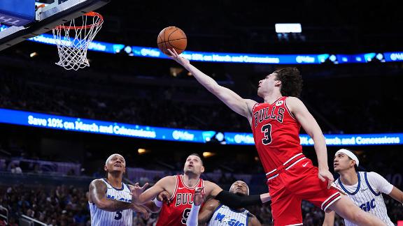 Josh Giddey top-scores for Chicago, posting 18 points, 7 rebounds and 3 assists as the Bulls upset Orlando to start the season 2-0.
