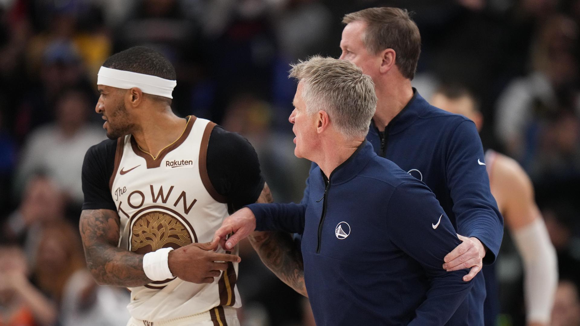 Steve Kerr is thrown out after what appears to be a missed goaltend, and Snoop Dogg narrates it as only he can.