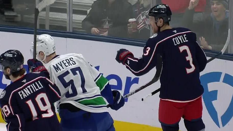 NHL: Blue Jackets vs Canucks