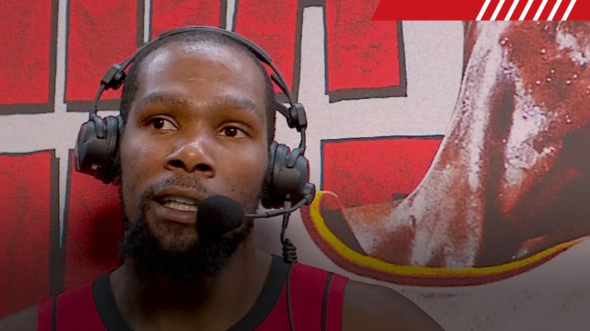 Kevin Durant joins "SportsCenter" to explain how he and his teammates reciprocate each other's energy.