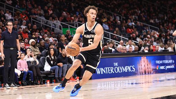 Dyson Daniels finishes with 17 points, 9 rebounds and 10 assists in the Atlanta Hawks' close loss to the Milwaukee Bucks.