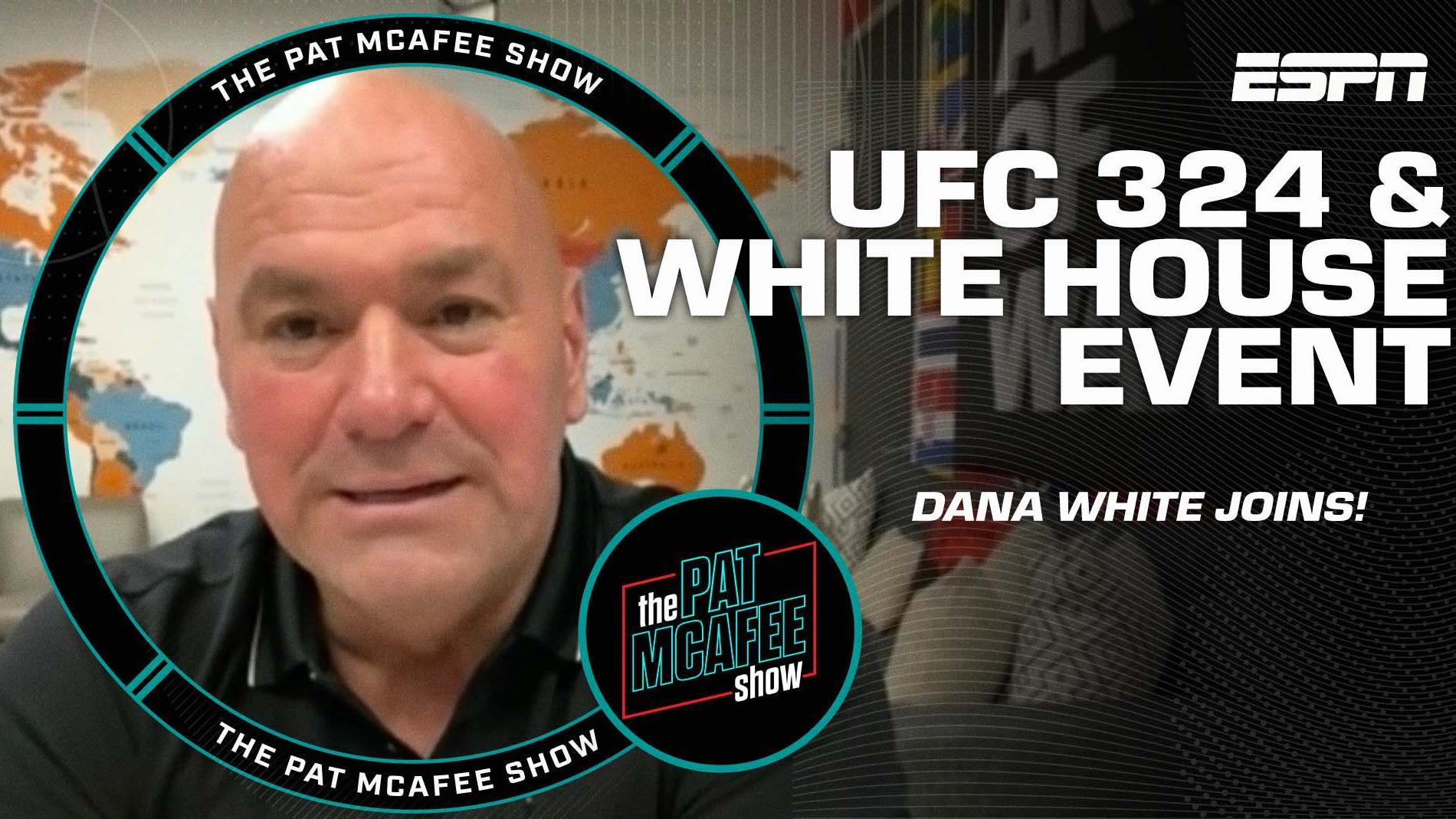 Dana White talks UFC 324 and plans for event at the White House