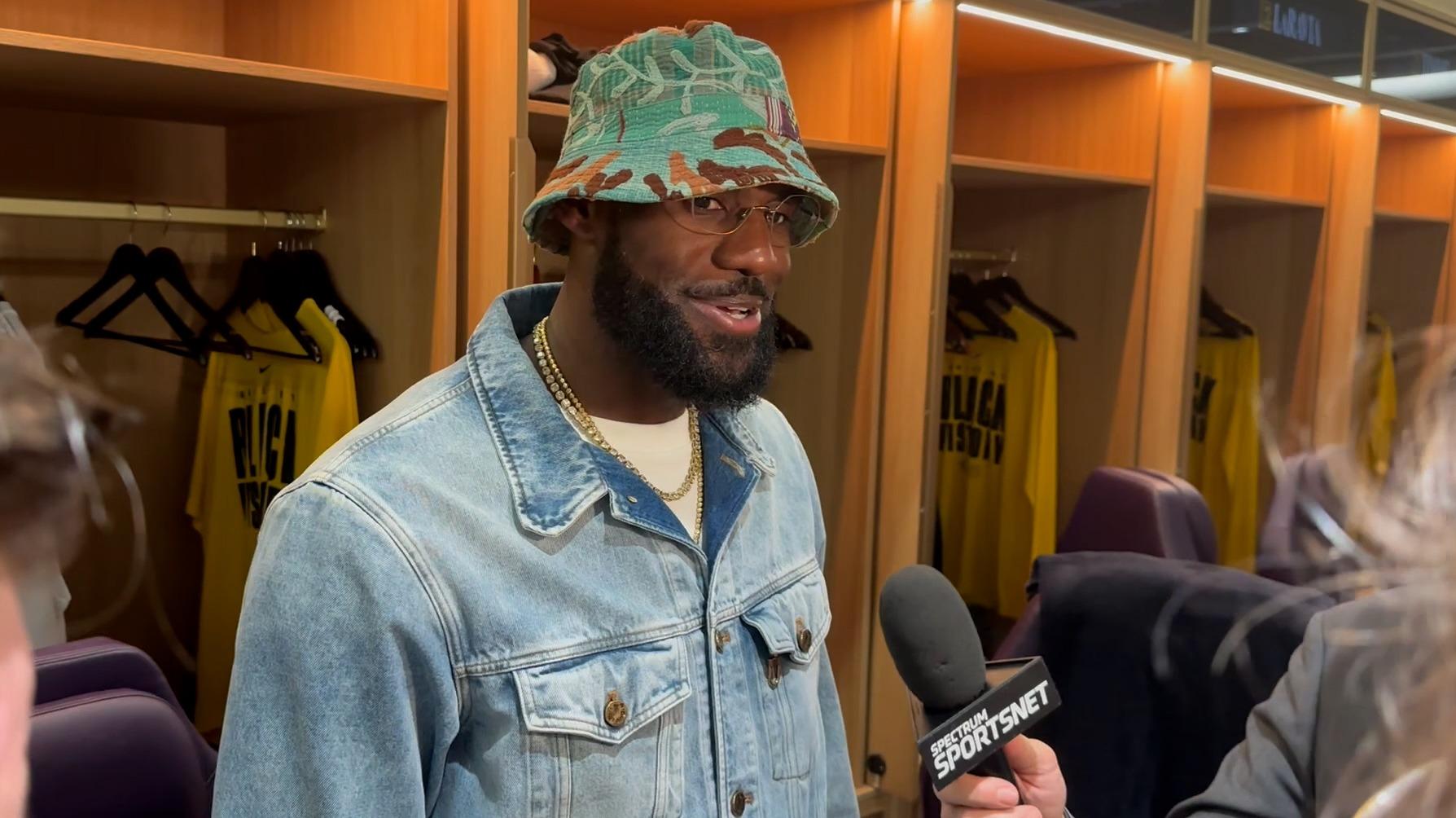 LeBron James says he doesn't understand why no one is talking about Jaylen Brown's name in the MVP conversation.