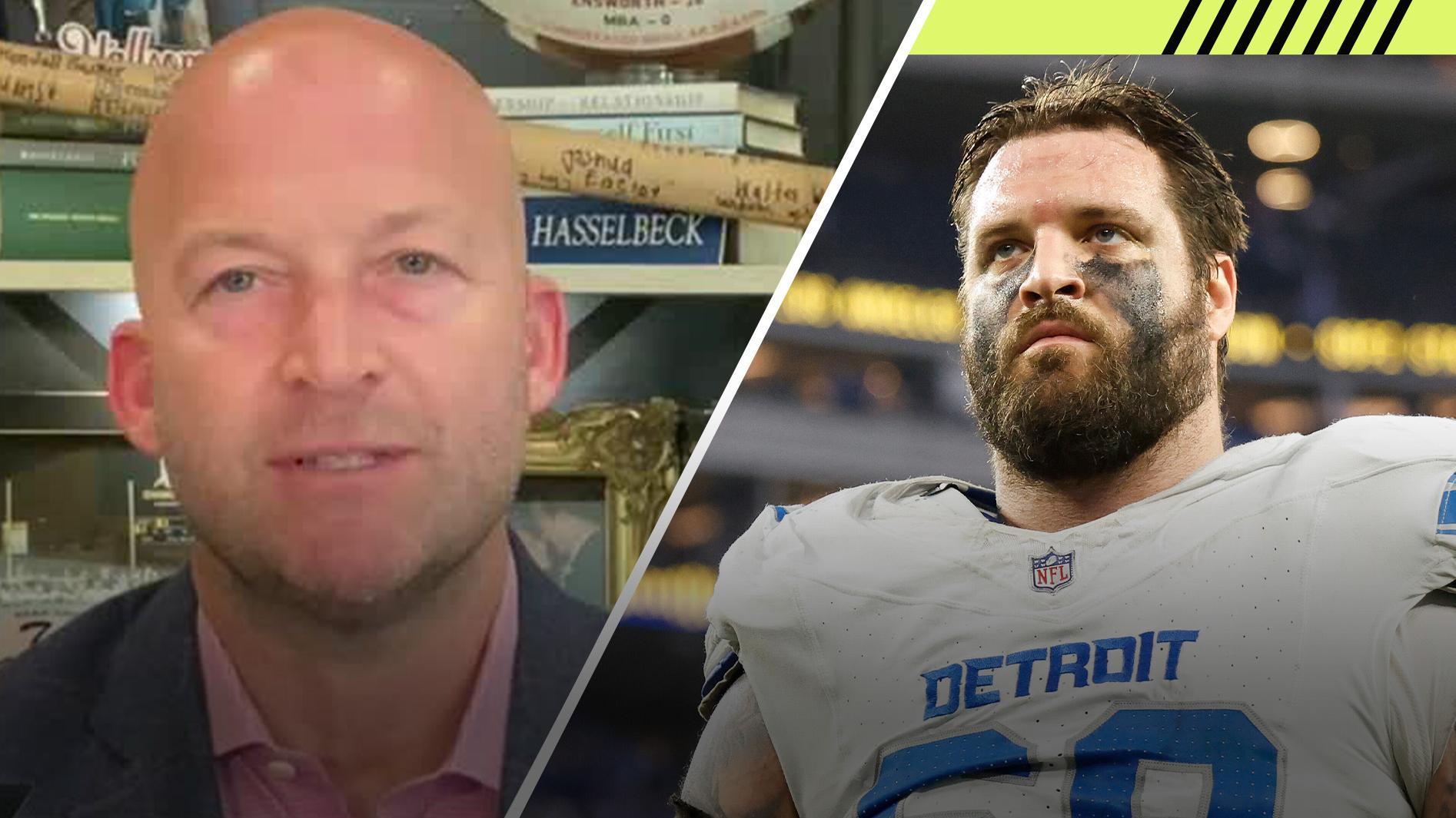 Hasselbeck: Lions releasing Taylor Decker is a 'big loss'