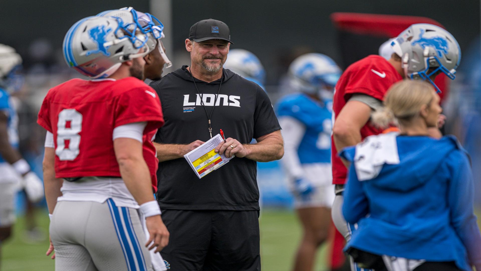 Lions dropping joint practices and sending Sewell to LT