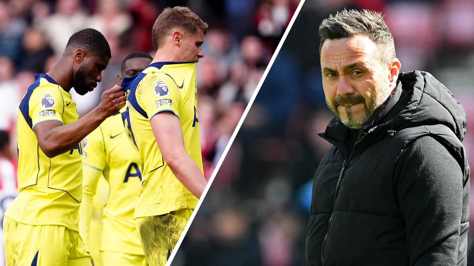 Tottenham's Premier League survival in question after Sunderland loss