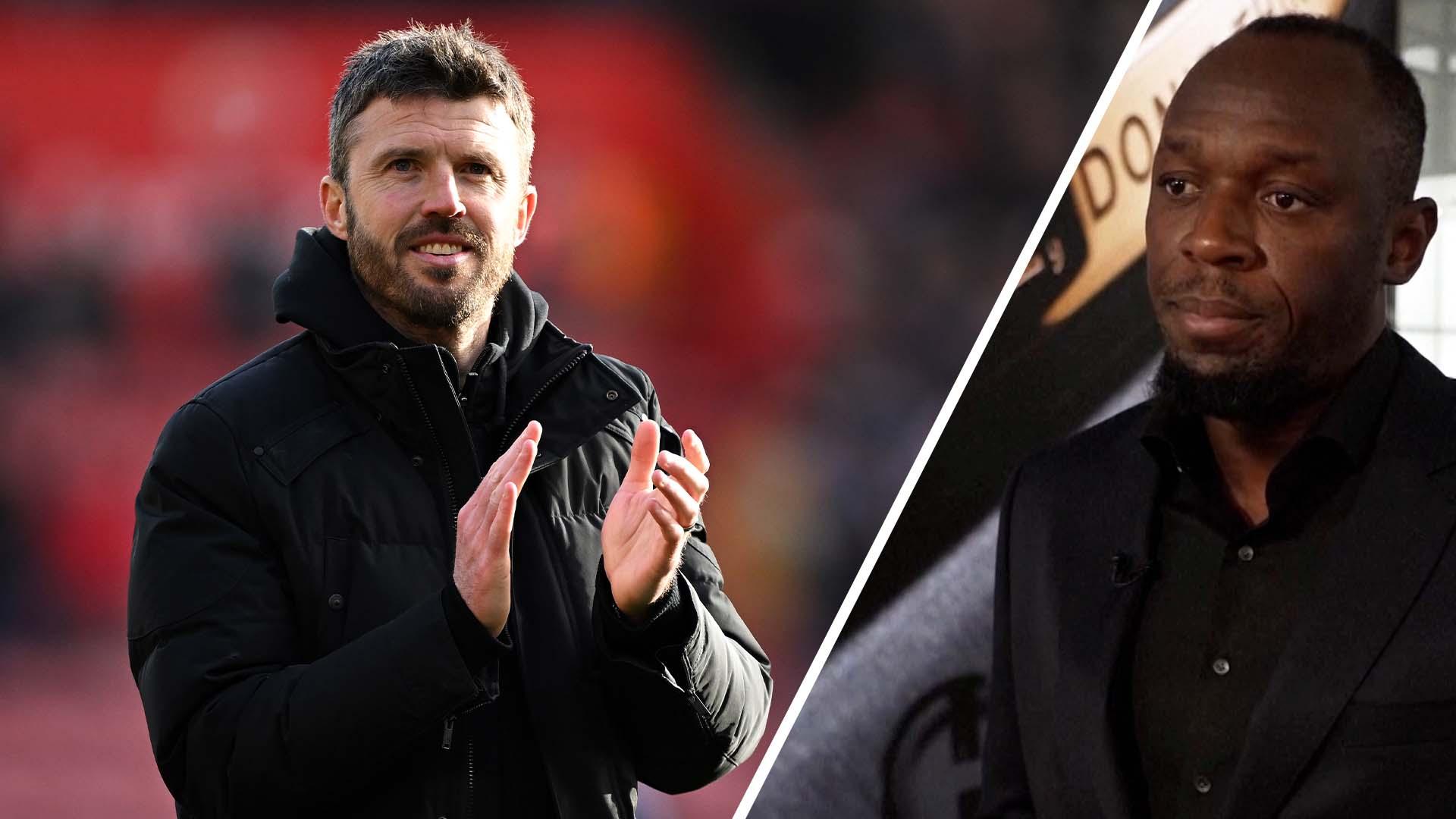 Usain Bolt respalda a Carrick: Man United en el camino correcto