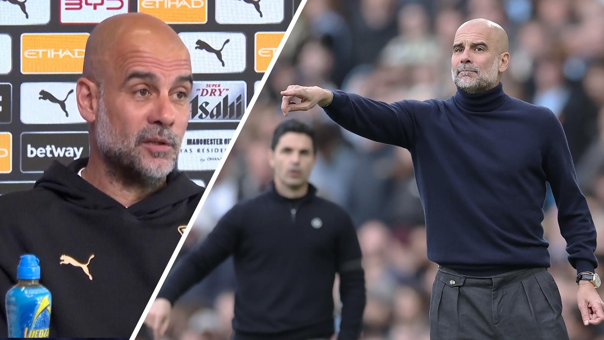 Pep Guardiola: Man City and Arsenal can't afford to drop points in title race