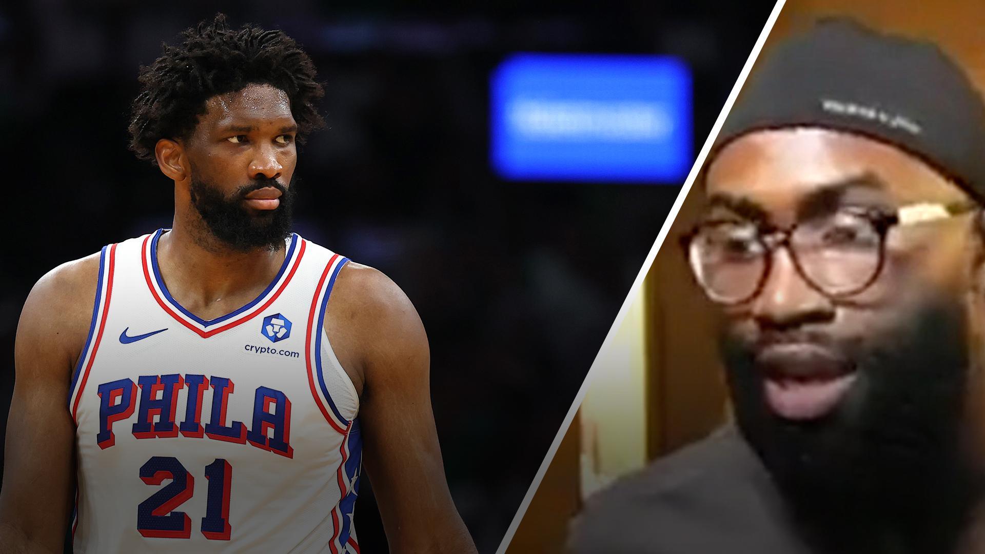 Jaylen Brown calls Joel Embiid a flopper on Twitch stream