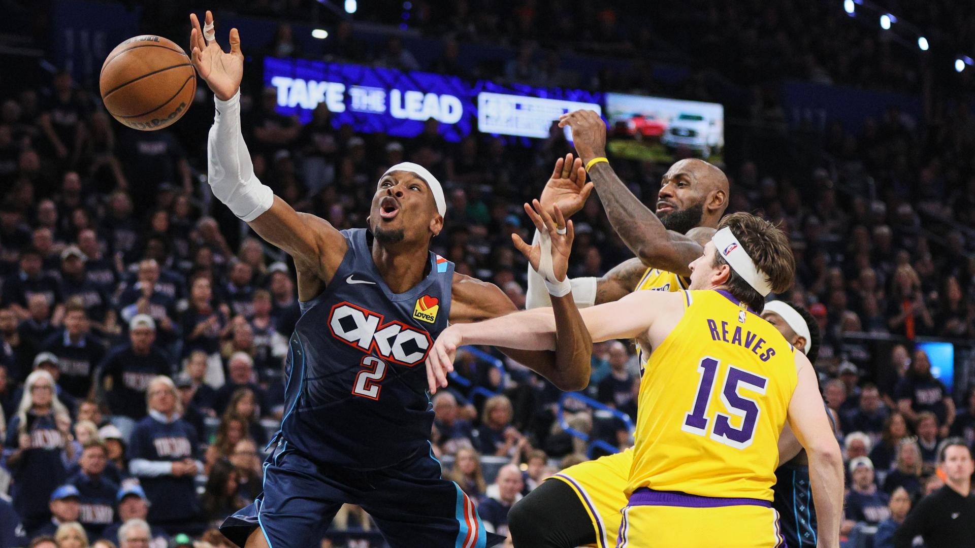 NBA: Oklahoma City Thunder vs Los Angeles Lakers