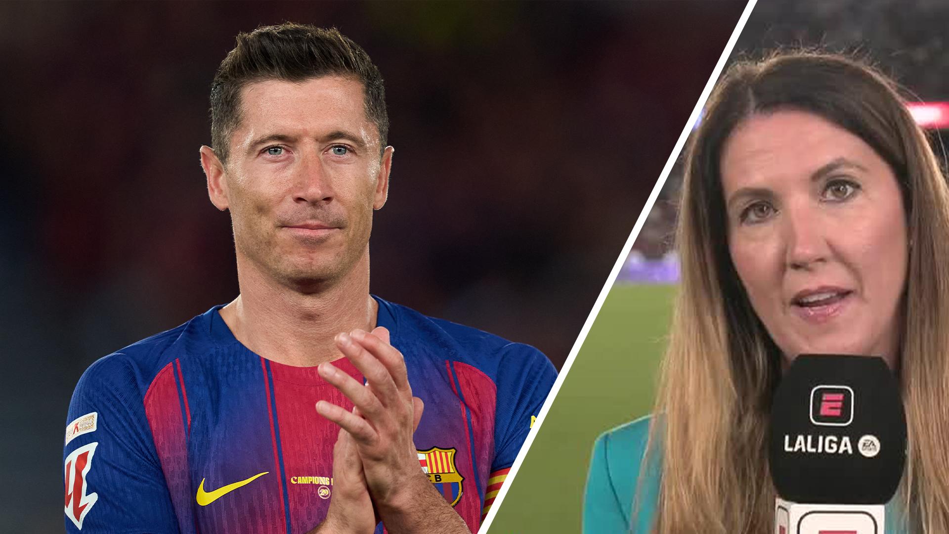 Lewandowski hailed as Barcelona legend by Soler