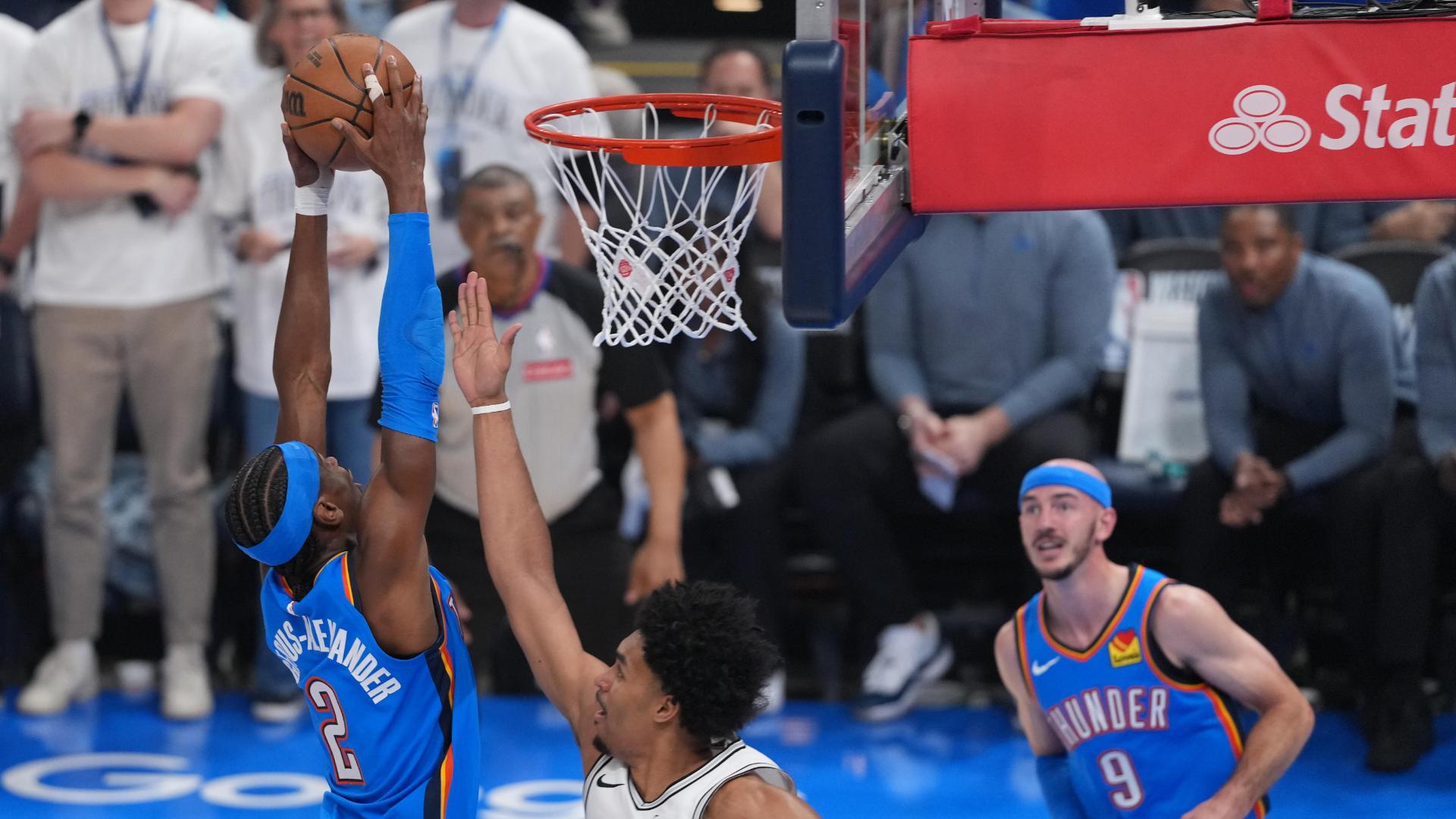 NBA: Oklahoma City Thunder vs San Antonio Spurs