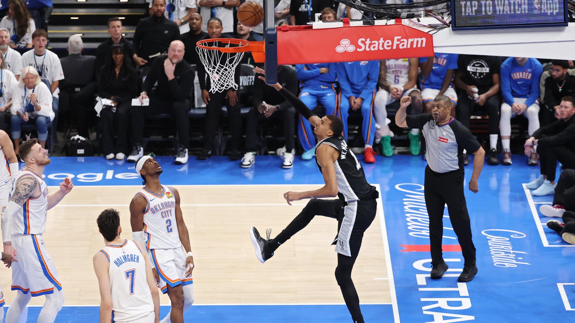 NBA: Oklahoma City Thunder vs San Antonio Spurs