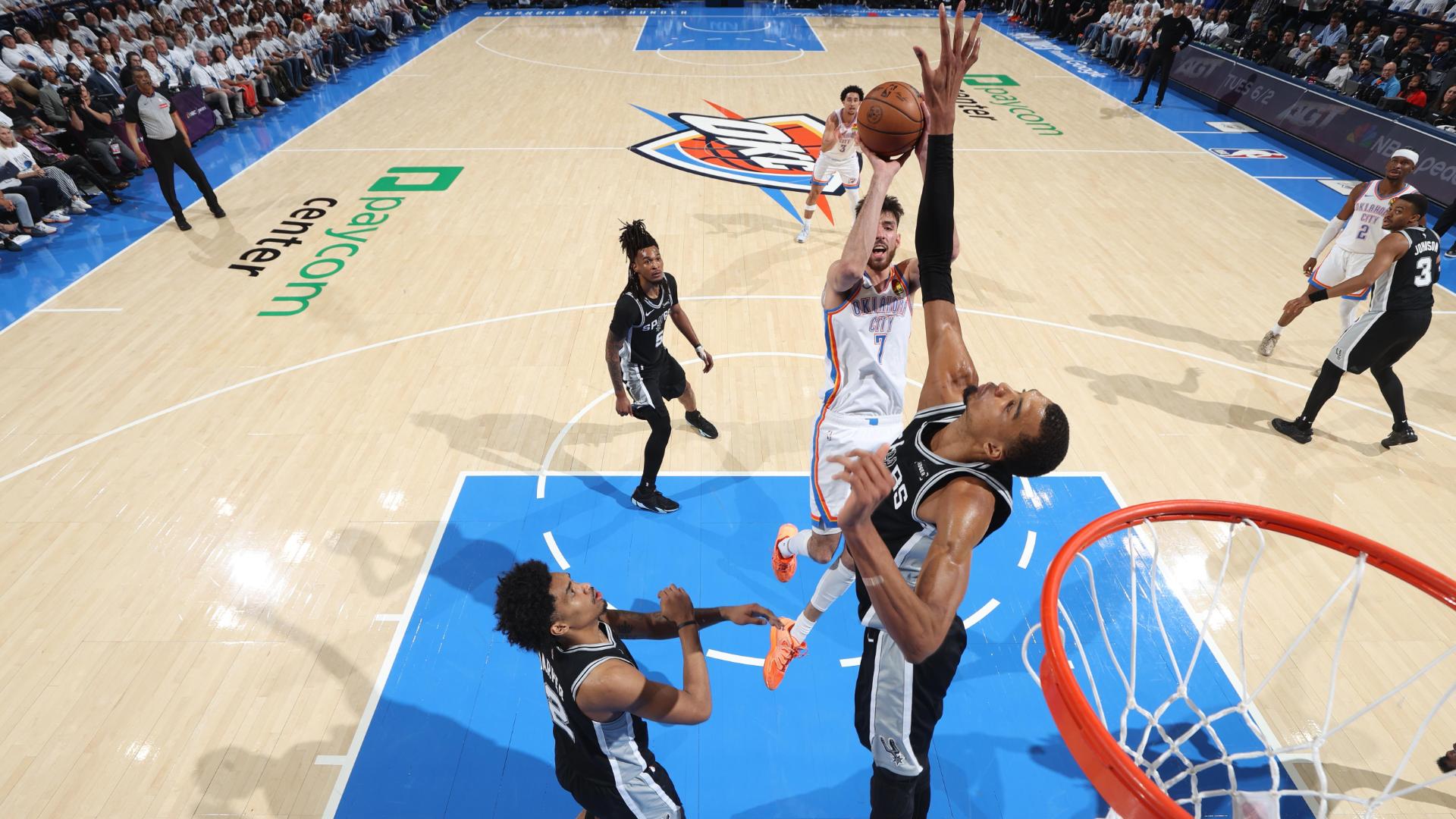 NBA: Oklahoma City Thunder vs San Antonio Spurs
