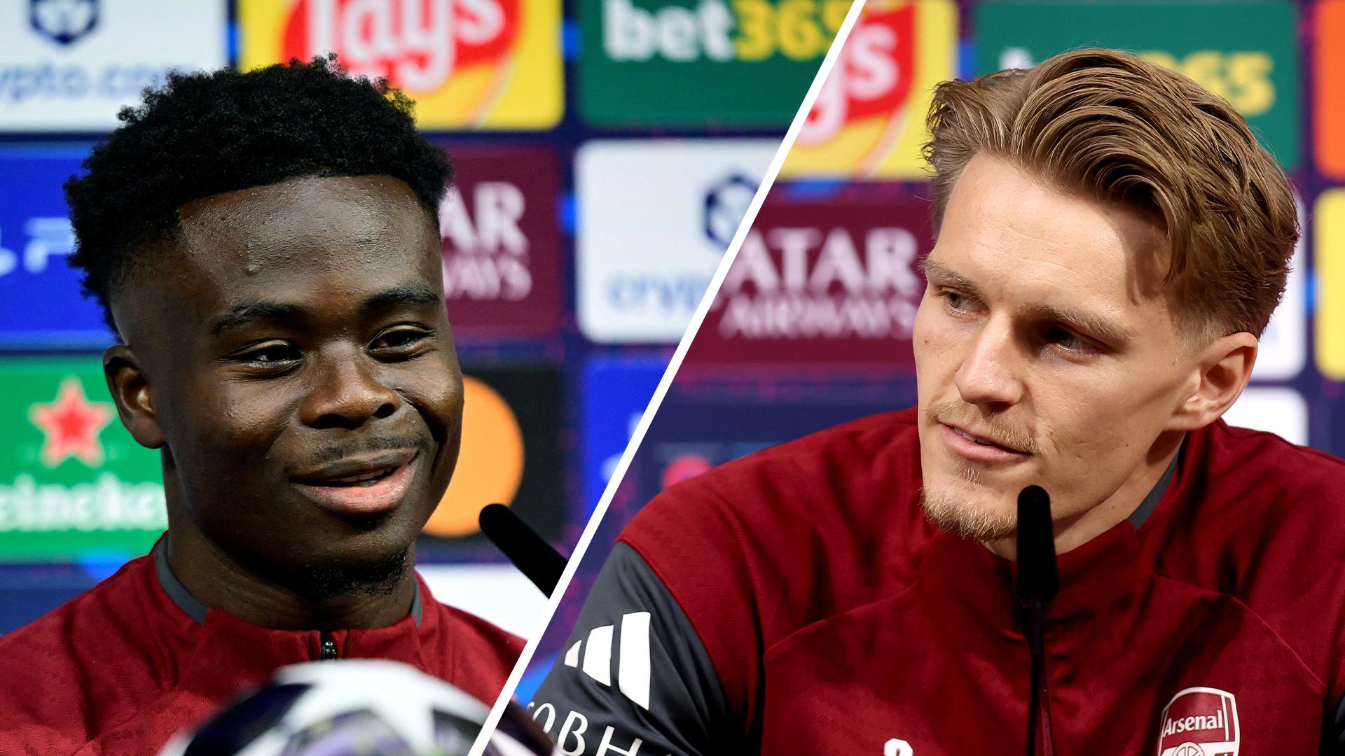 Saka et Ødegaard affichent la confiance avant la finale européenne