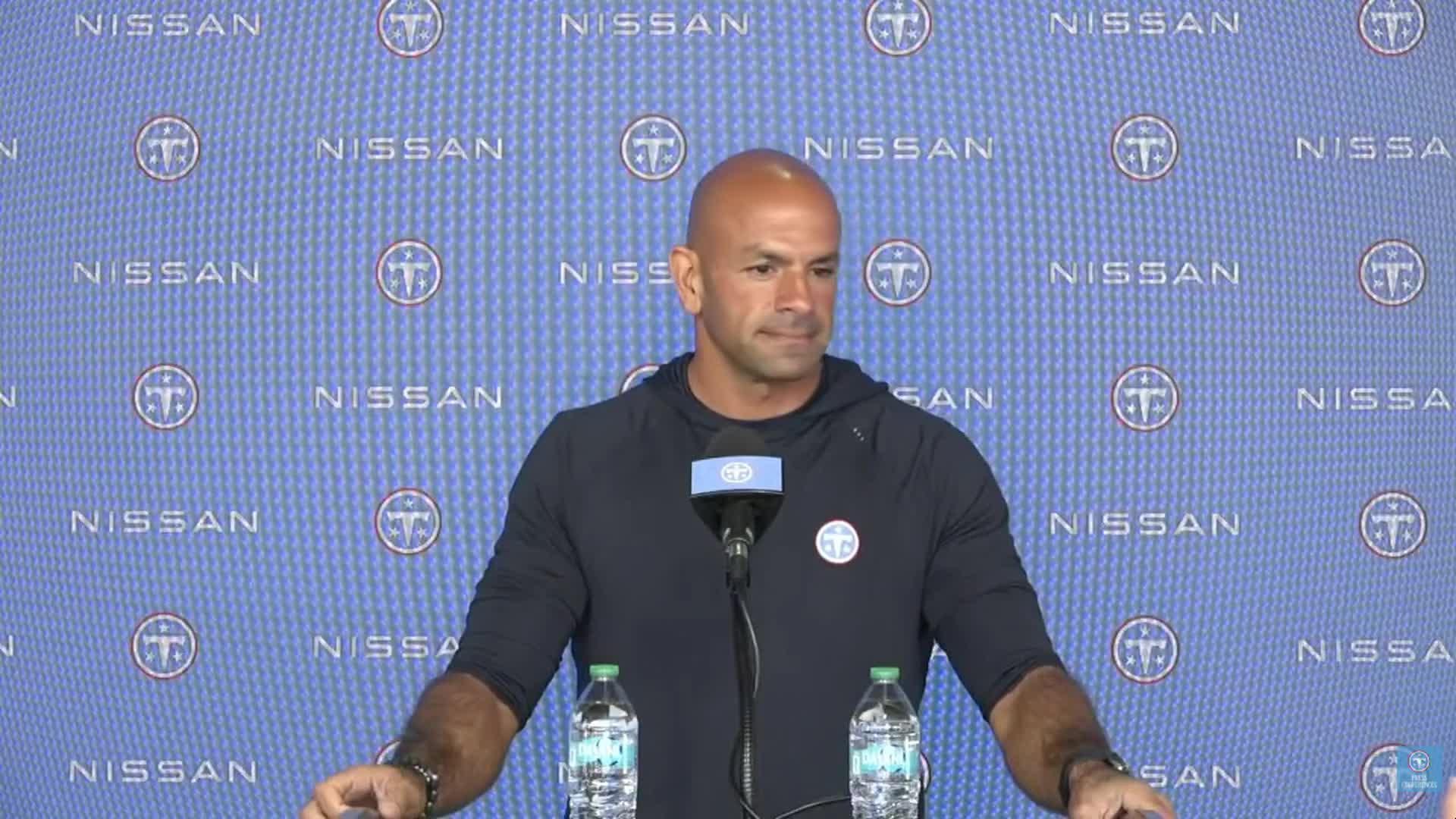 Titans coach Robert Saleh not concerned by Cam Ward's accuracy issues