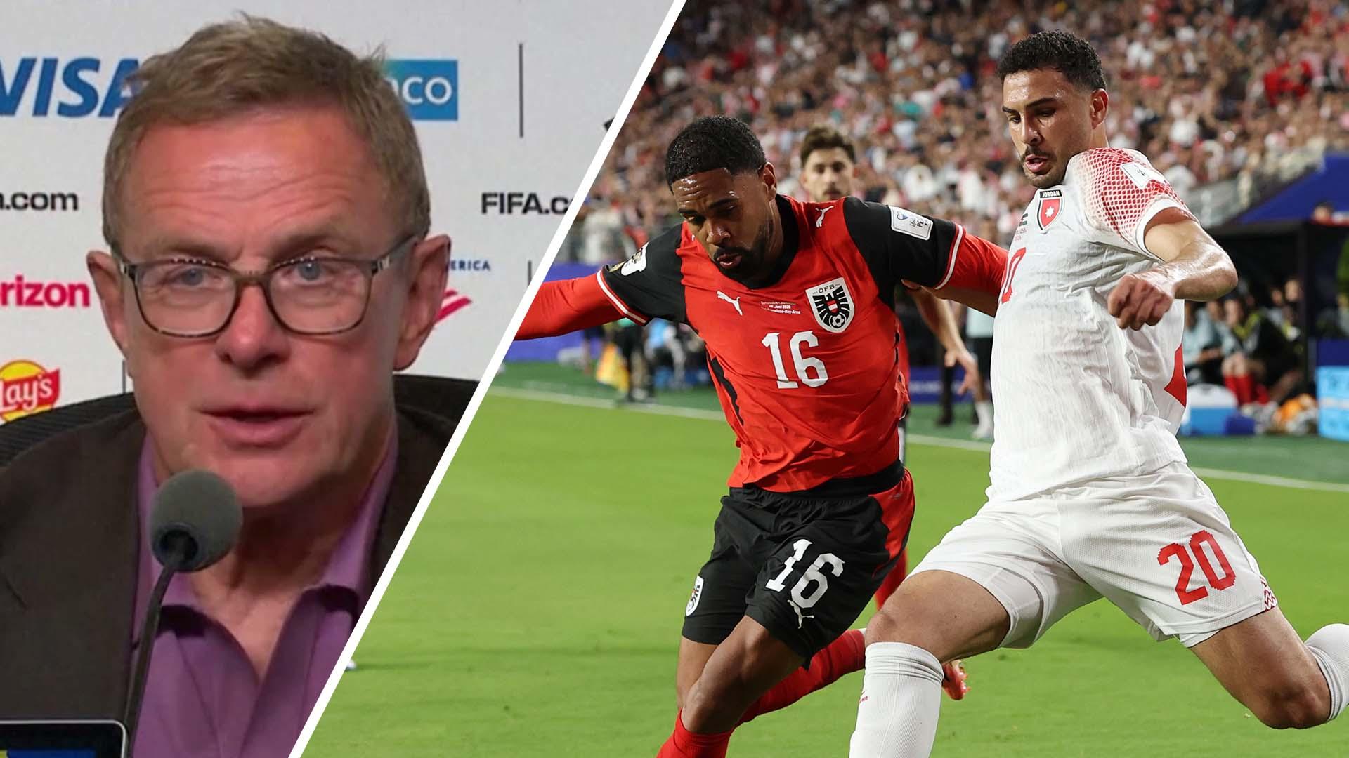 Rangnick credits WC debutants Jordan for 'exceeding expectations' vs. Austria