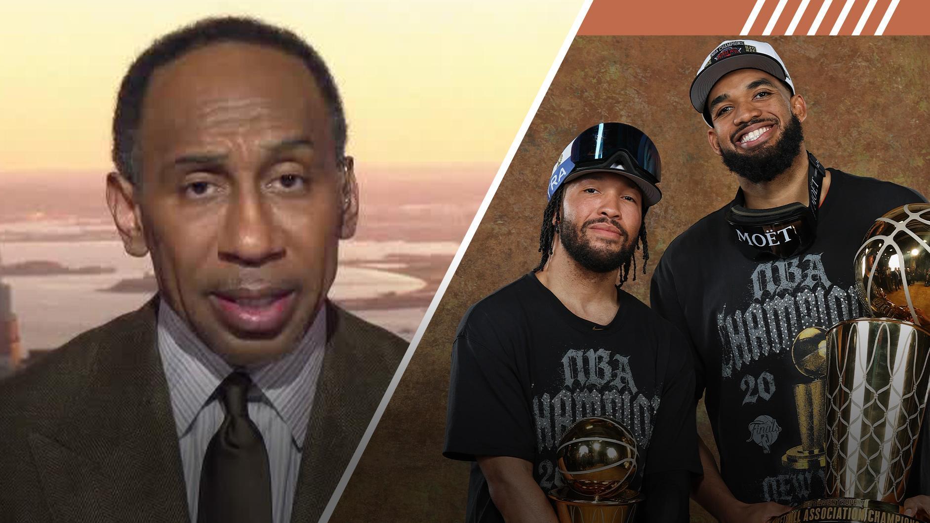 Stephen A.: KAT should follow Brunson's lead by taking less money