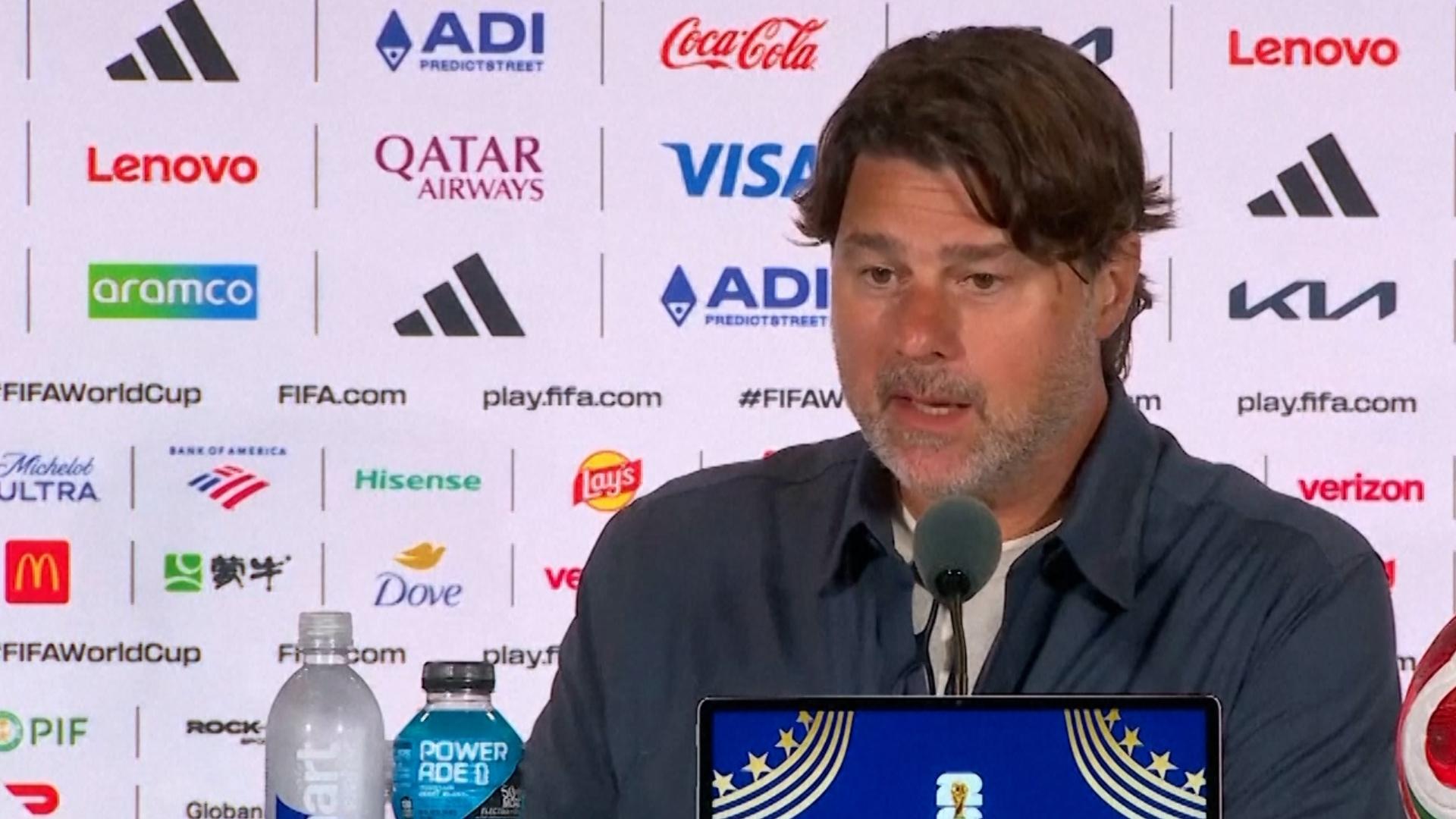 Pochettino admits he was 'very emotional' during USMNT's victory