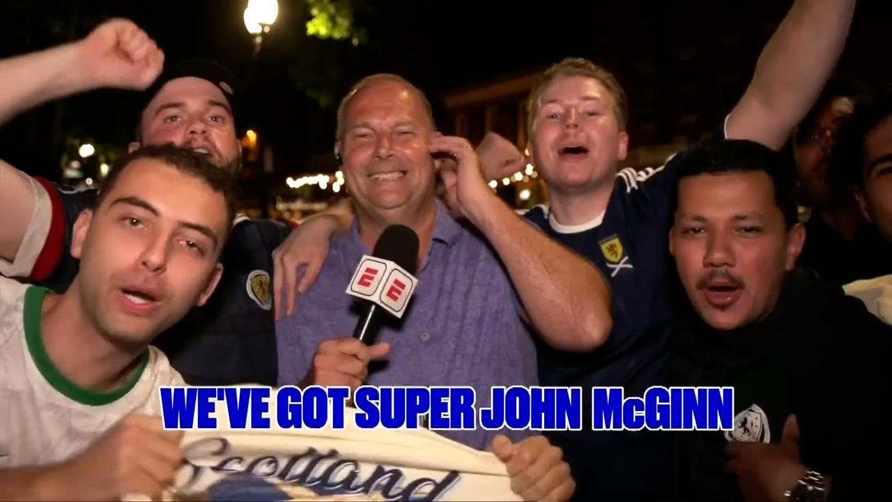 Scotland's Tartan Army crash live reporting in Boston