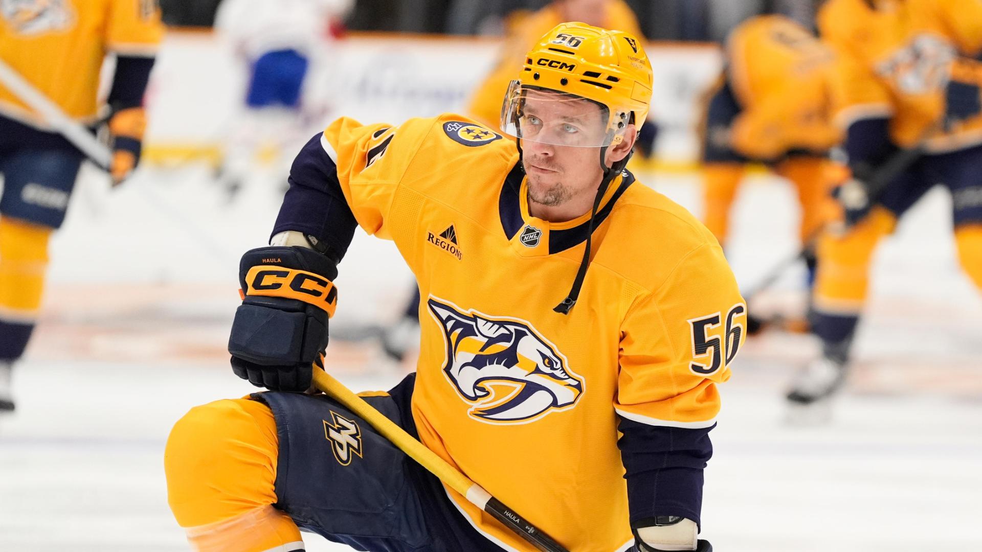 Kings add Haula up front, re-sign Laughton