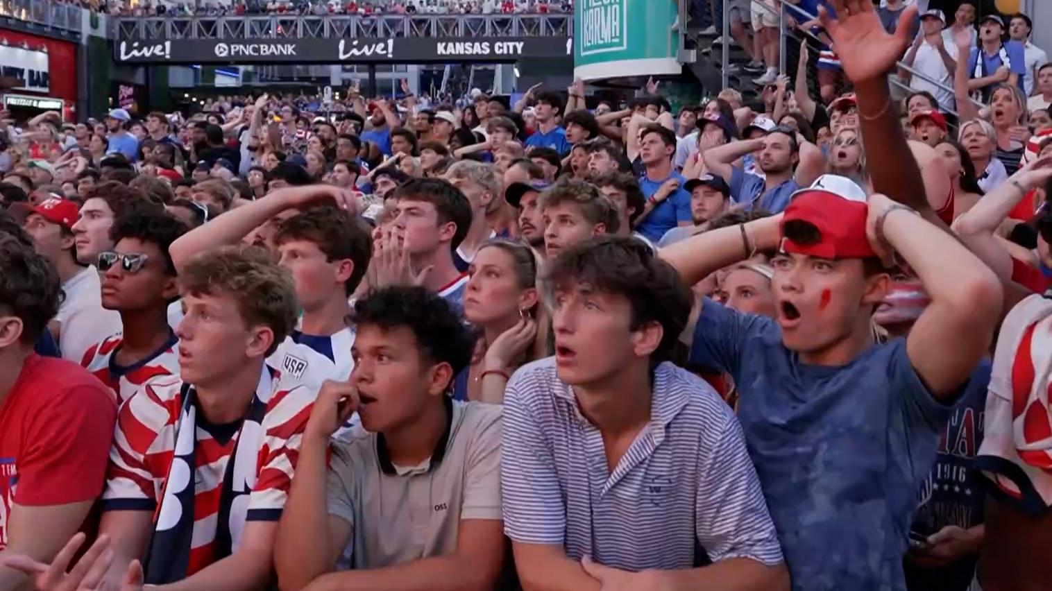 USA fans in disbelief after Freese mistake gifts Belgium a third goal