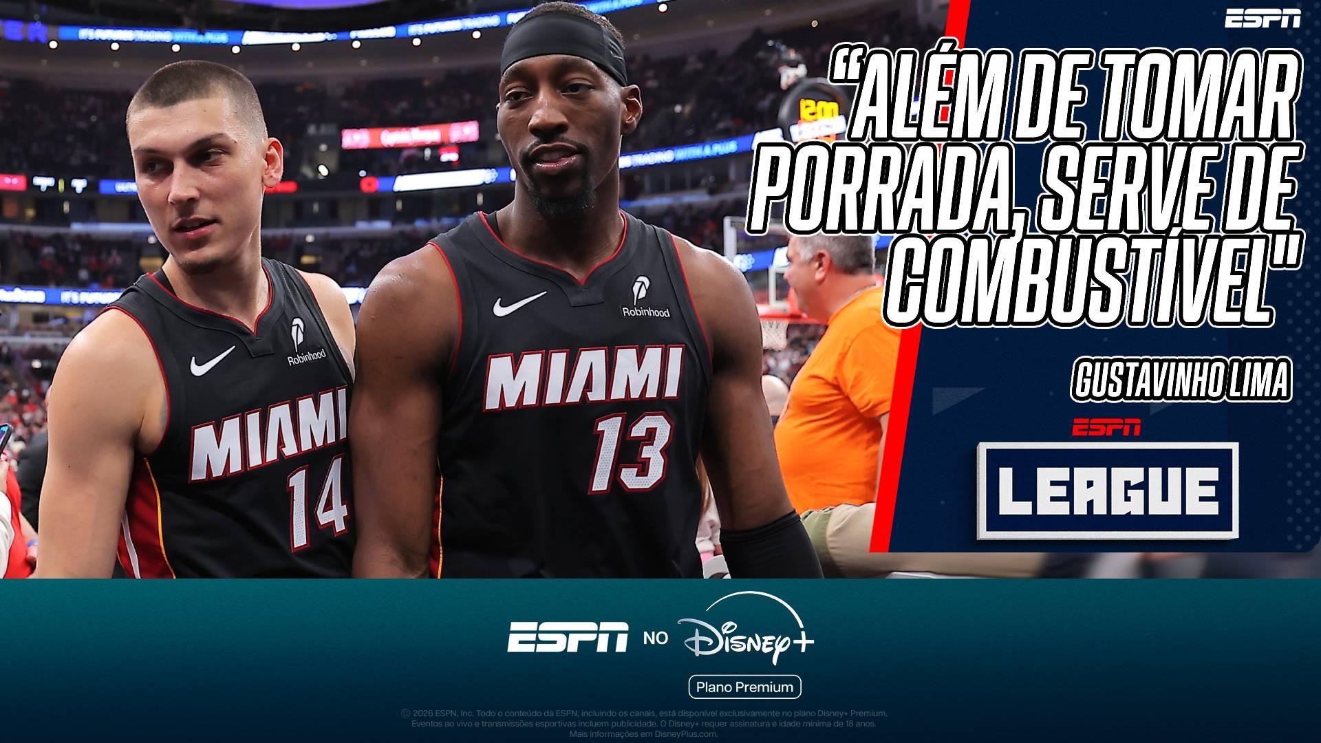 Bancada do League analisa briga entre Adebayo e Herro: 'Aumenta a expectativa para Heat x Bucks'