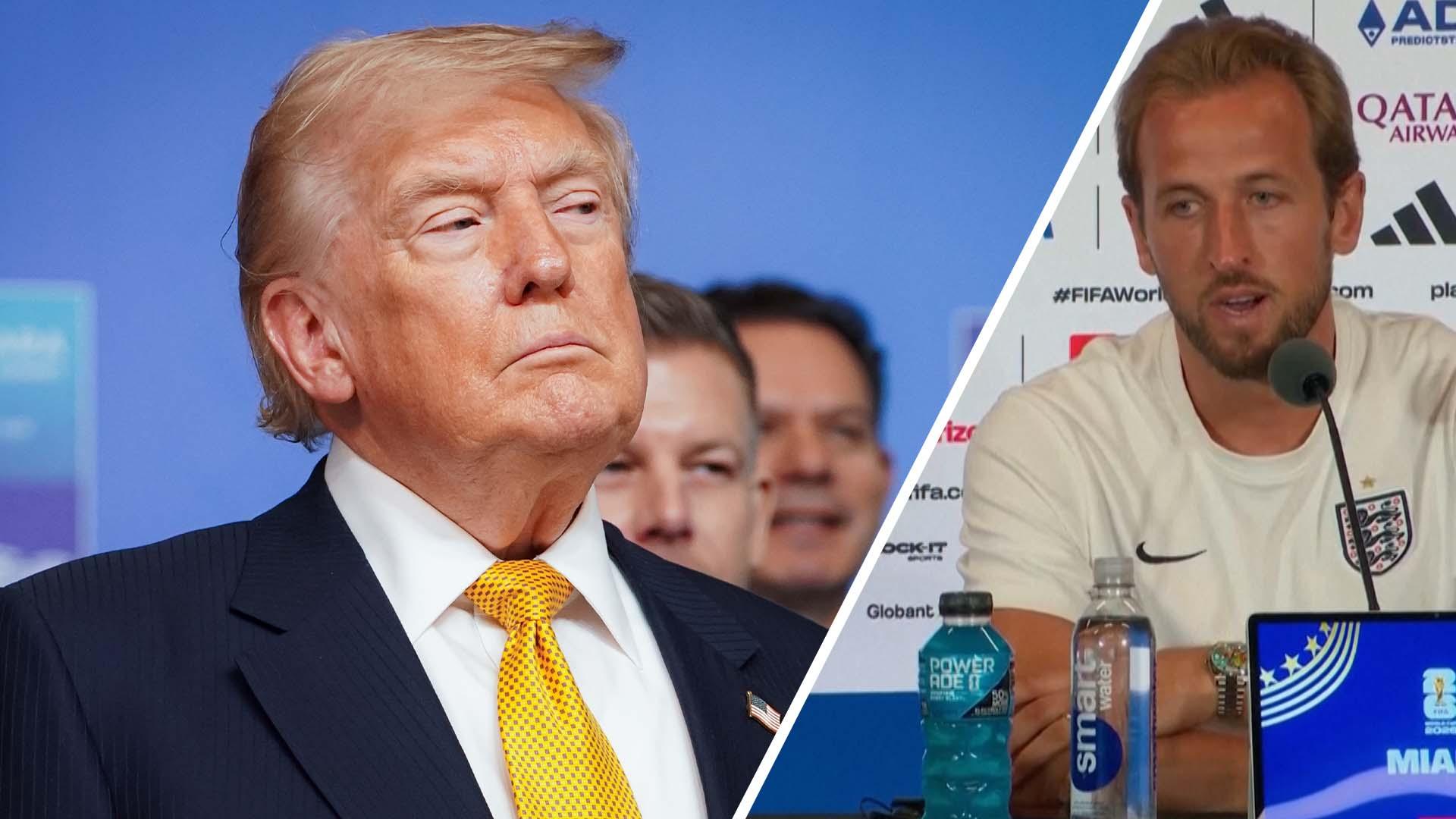 Harry Kane confirms 'surreal' moment he played golf with President Donald Trump