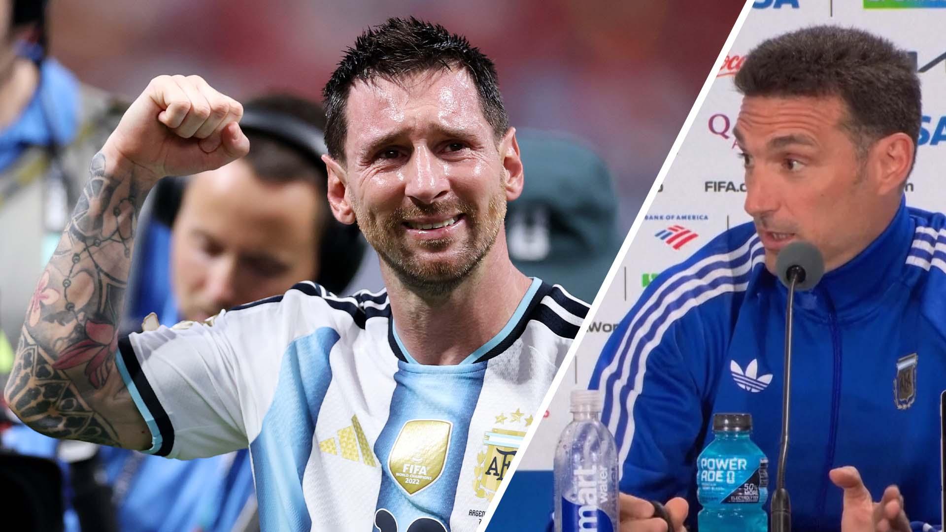 Scaloni: Messi will take the penalties If he wants