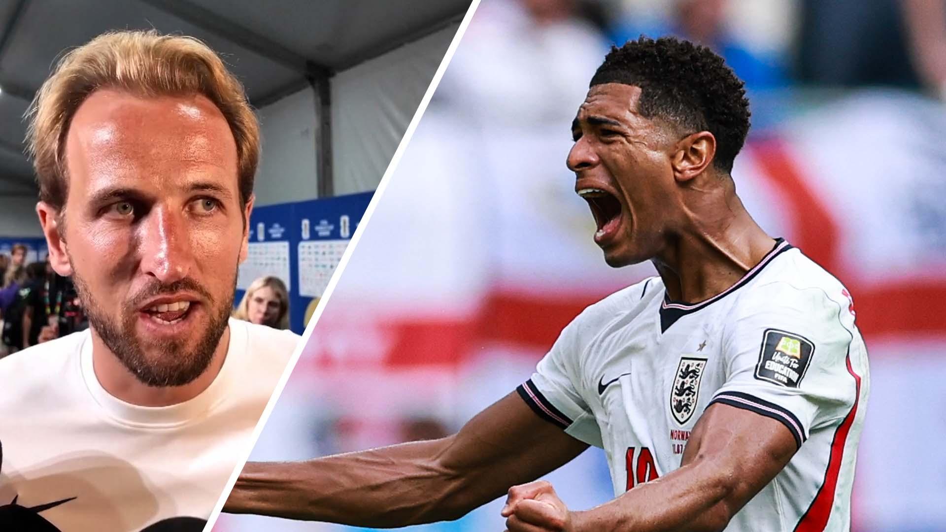 Kane praises 'incredible' Bellingham after England's win vs. Norway