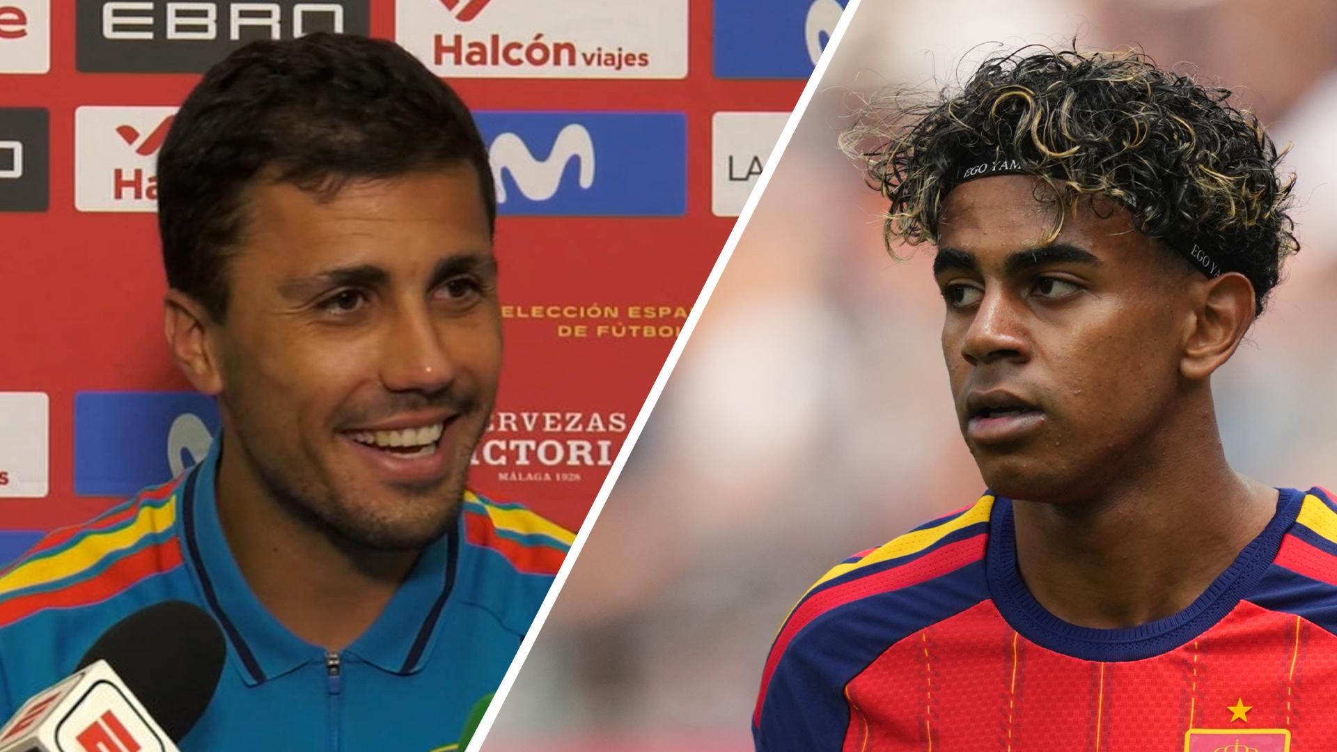 Rodri jokes about him aged 19 vs. Yamal in a World Cup semifinal
