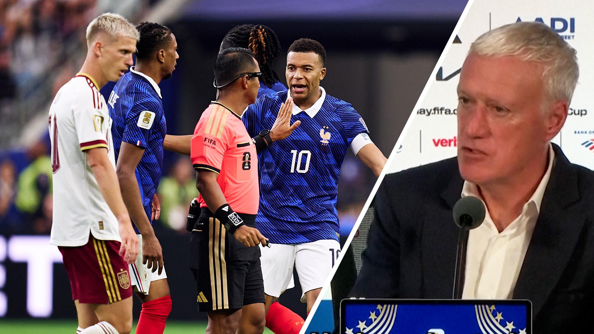 Deschamps: Was the referee good enough for a World Cup semifinal?