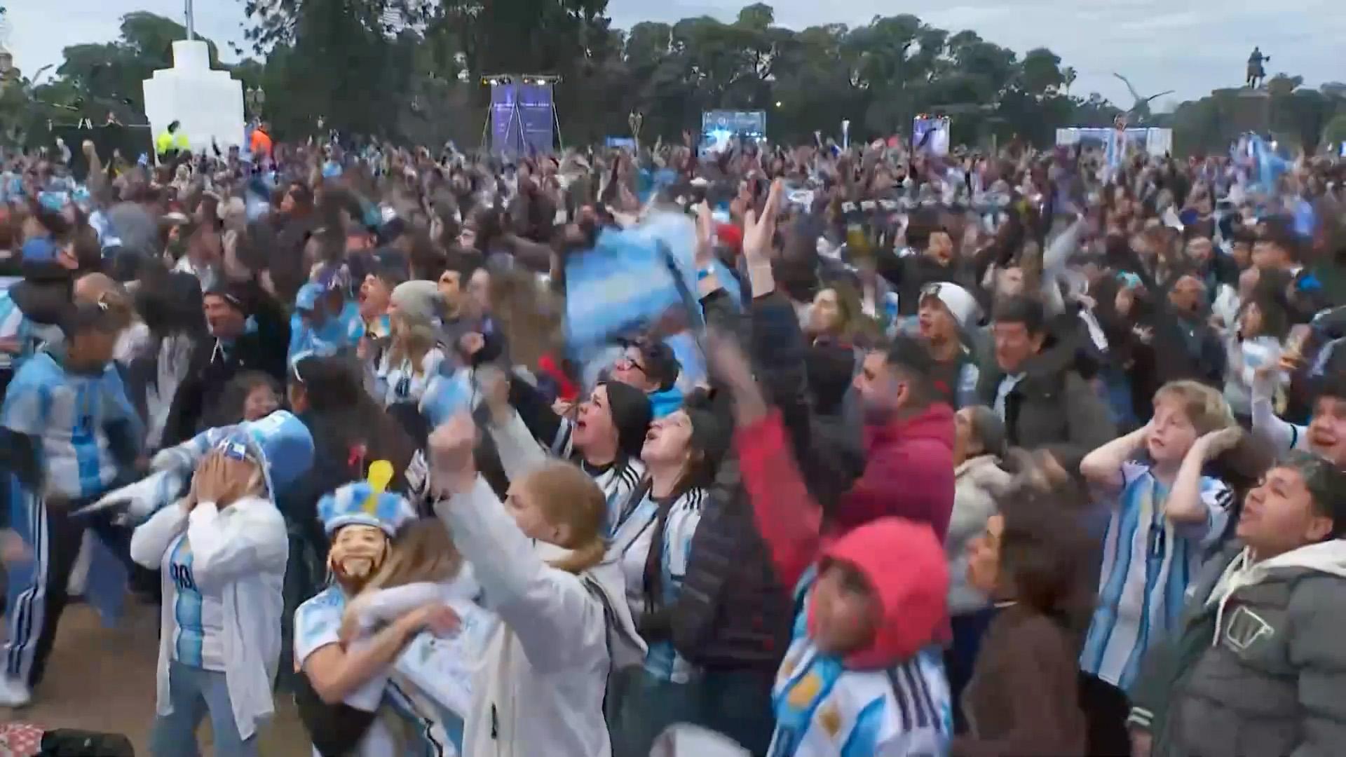 Buenos Aires goes wild as Enzo Fernandez levels it for Argentina