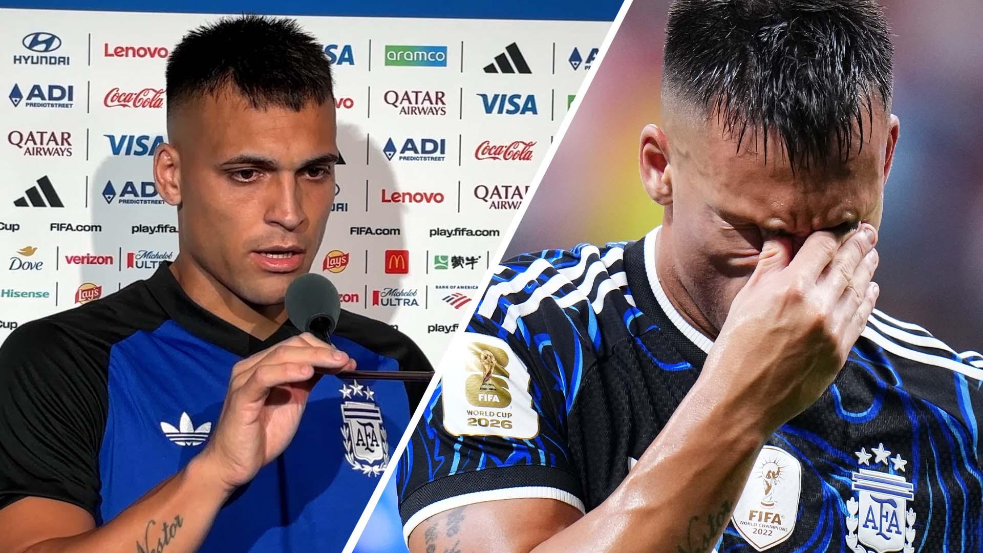 Lautaro Martínez explains emotional reaction to his winning goal
