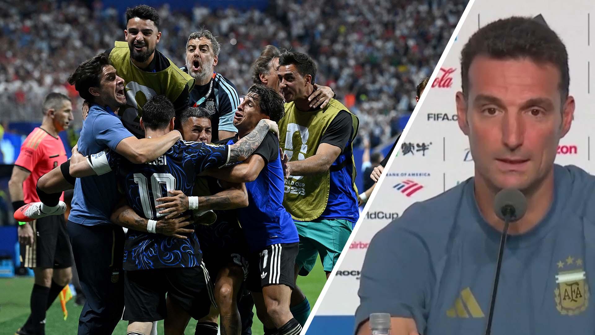 Scaloni: Argentina 'smelt blood' against England in WC semifinal
