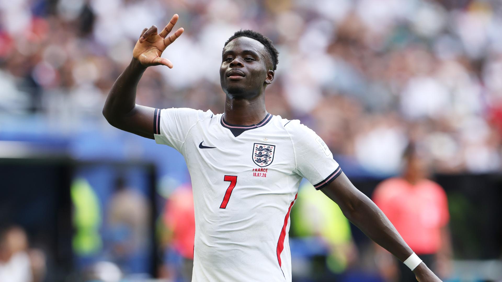 Saka nets hat trick to seal bronze medal for England