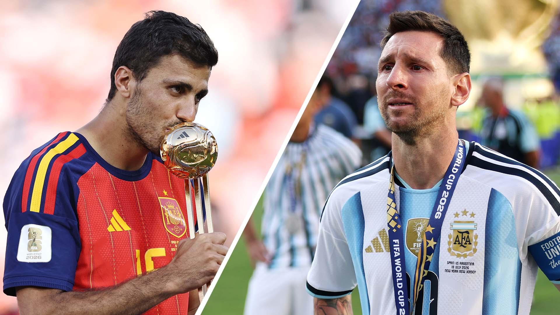 The 'ESPN FC' crew debate Rodri vs. Messi for World Cup's best player