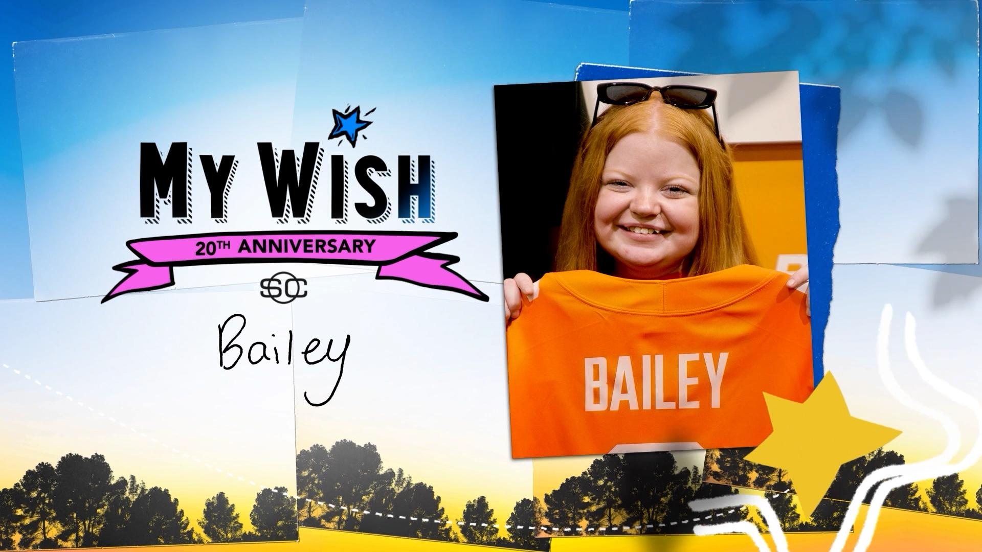 'My Wish': Bailey meets the Tennessee football team