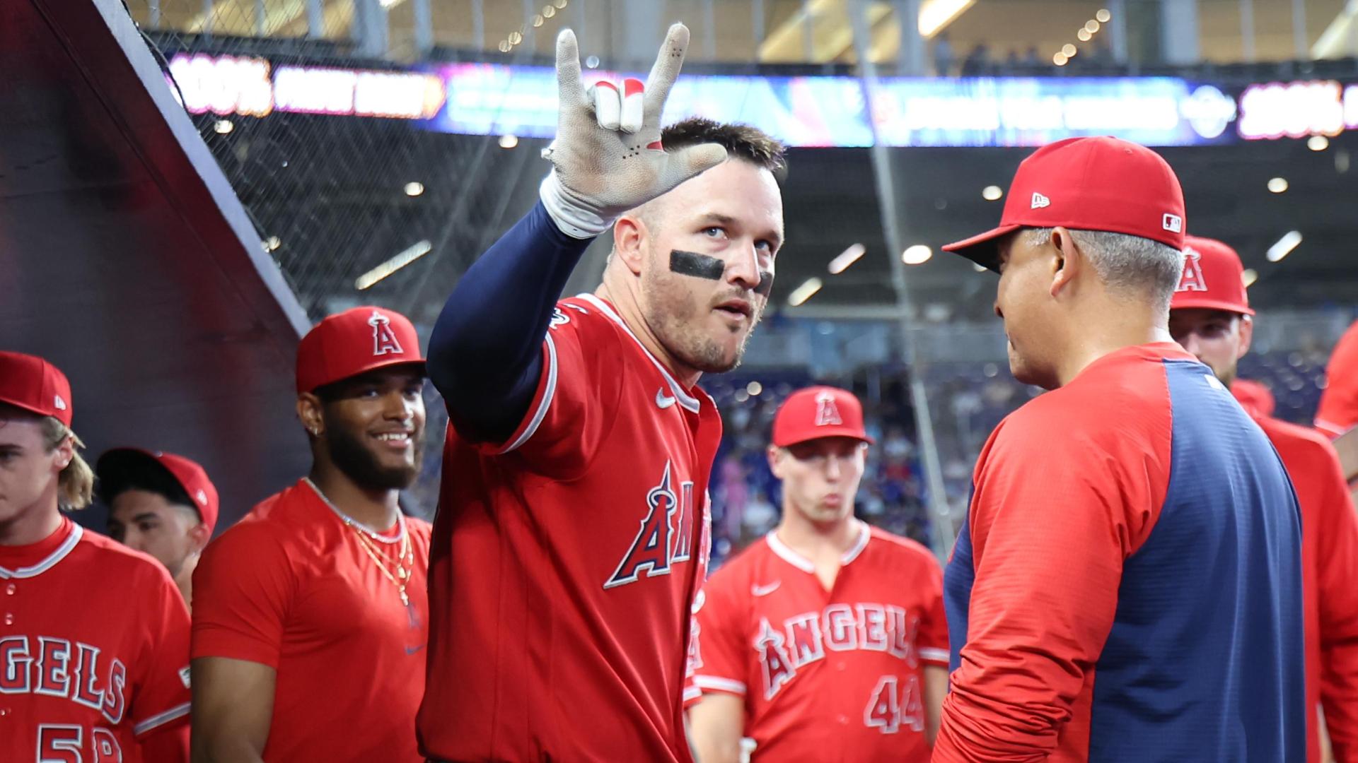 Trout's Birthday Blast and Schanuel's Clutch Homer Lift Angels Over Marlins