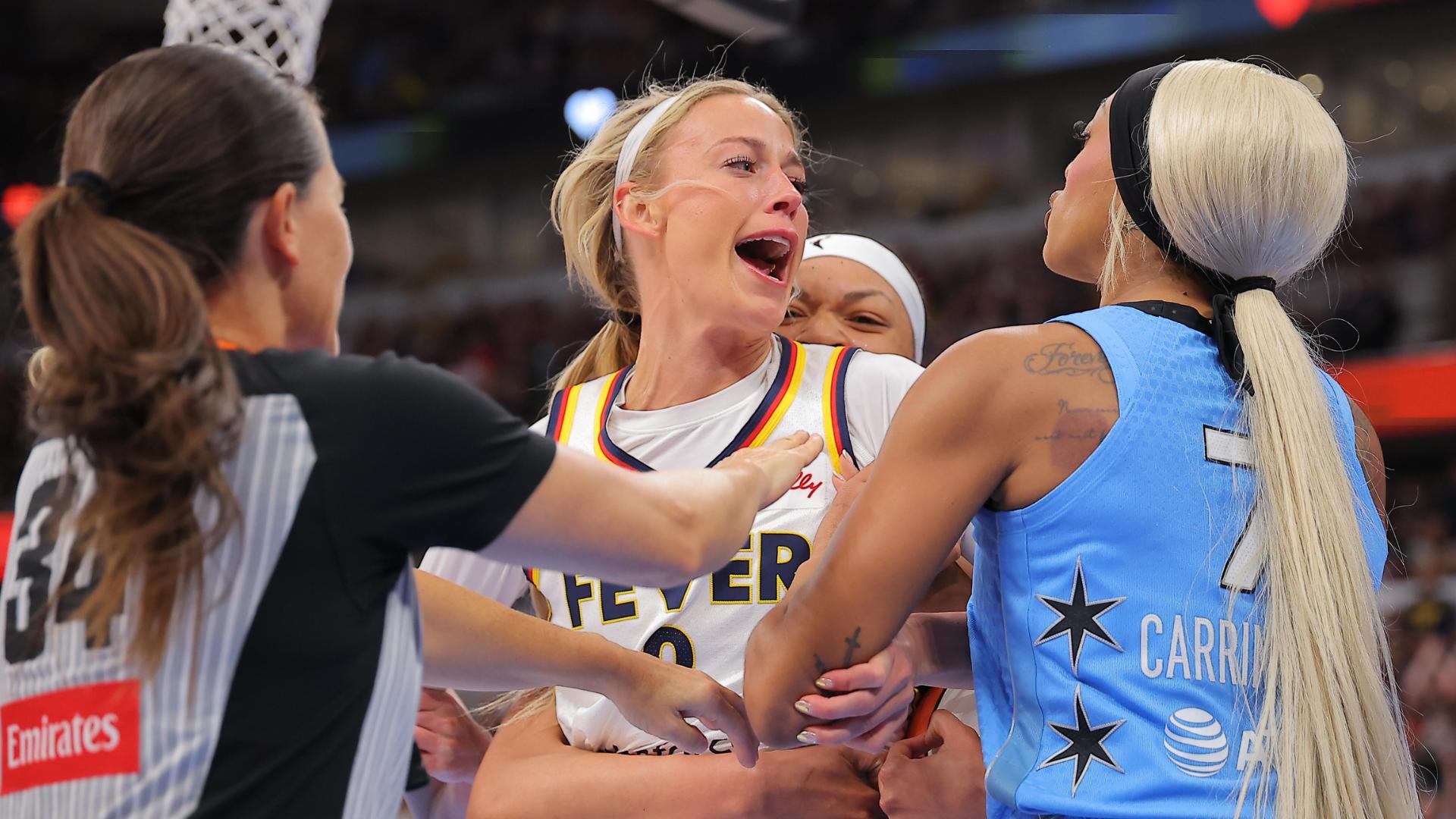 Mitchell's 27 Sets WNBA Record; Fever Edge Sky 90-86