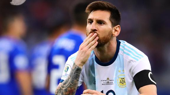 Messi's penalty keeps Argentina's Copa America hopes alive